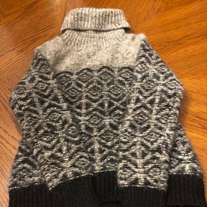 Brown and Black Aritzia Turtleneck